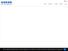 Tablet Screenshot of oskarairproducts.com